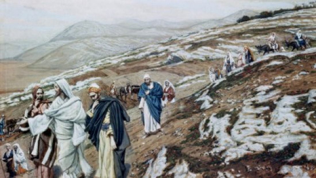 Jesus on His Way to Galilee James Tissot (1836-1902French) Canvas Art - James Tissot (18 x 24)