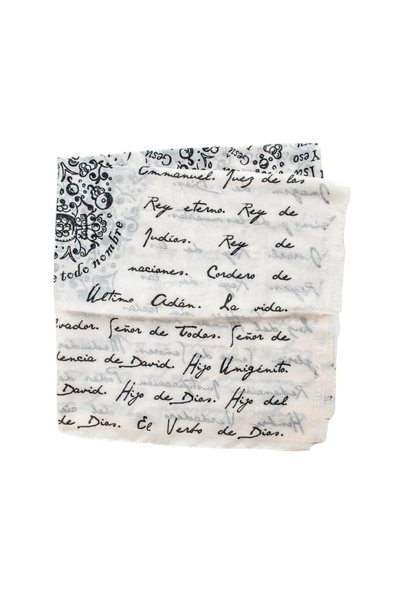 Jesus's Names Christian Prayer Scarf, Large and Soft Scripture Shawl