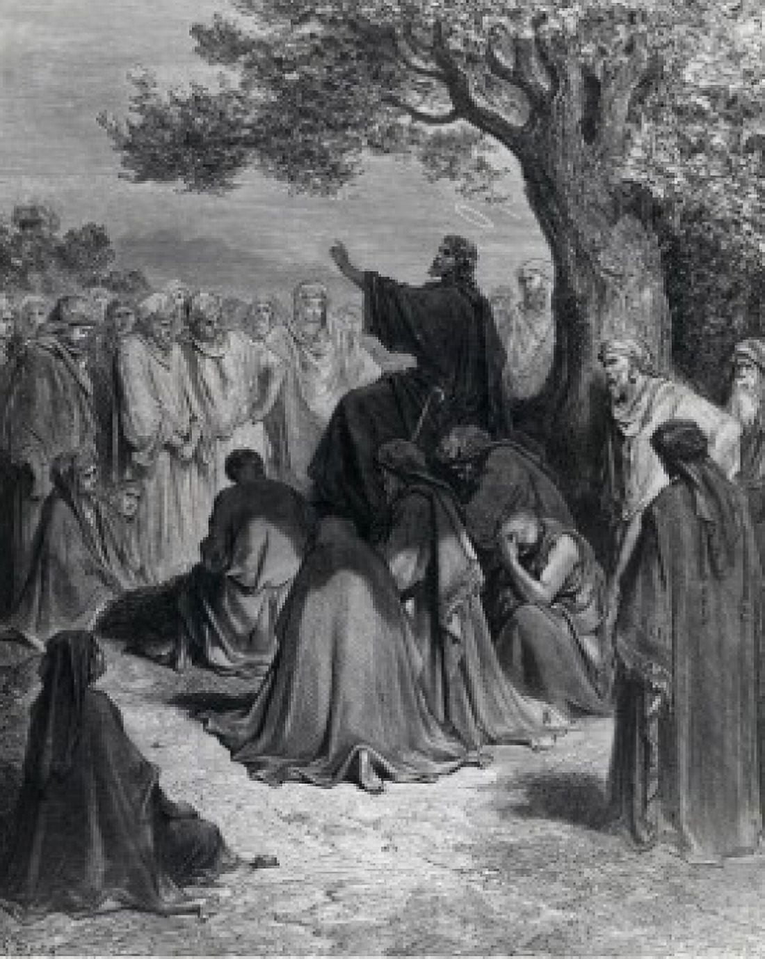 Jesus the Healer by Gustave Dore (1832-1883) Canvas Art - Gustave Dore (18 x 24)