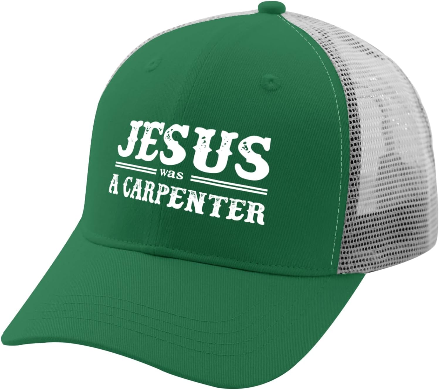 Jesus was A Carpenter Trucker Hat Golf Hat Golf Hat Gifts for Grandpa