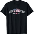 thumbnail image 1 of JesusSaves JesUSAves USA American Flag Patriotic Christian T-Shirt,Black, 1 of 6
