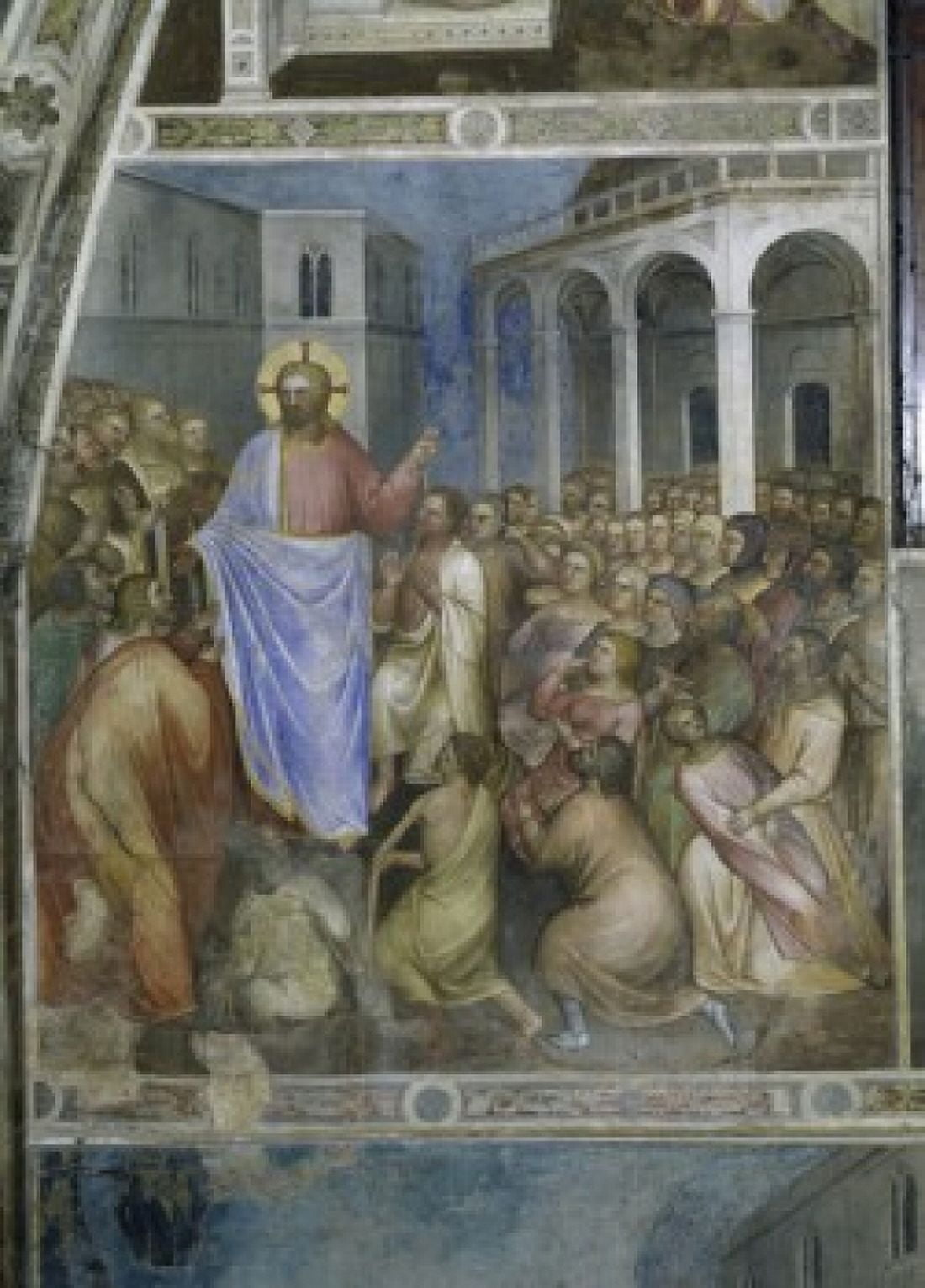 Jesuss Miracles from Stories of St John the Baptist Giusto di Giovanni Menabuoi (op 1363-1393 Italian) Fresco Baptistry of the Cathedral Padua Canvas Art - Giusto di Giovanni Menabuoi (18 x 24)