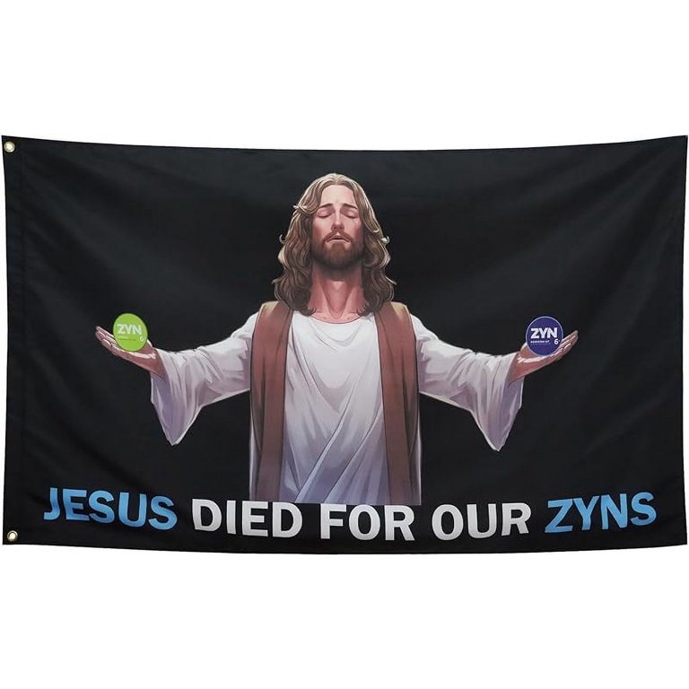Jesuszyns Inside Flag Cool Funny Flags For Room Guys Girls Meme
