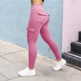 thumbnail image 1 of Jesvior Plus Size Women's High Waisted Cargo Yoga Leggings with Pockets Tummy Control Stretch Workout Leggings Running Athletic Gym Activewear, 1 of 9
