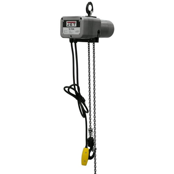 Jet 1/8 Ton Electric Chain Hoist 1-Phase 15 Ft. Lift