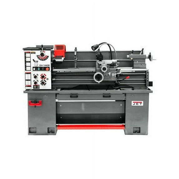 Jet 14 X 40 Gear Head Bench Top Lathe With Newall Dp500 And Taper Attachment