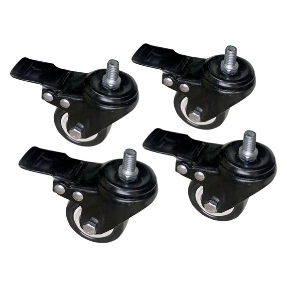 Jet 2 X 3/8 Inch 360 Degree Swivel Lock Caster 4 Pieces