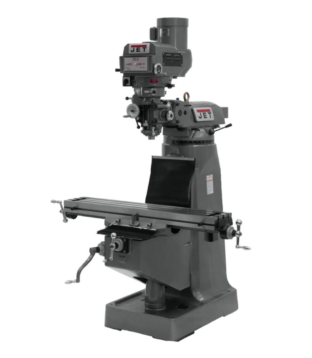 Jet 690400 JTM-4VS Mill With 3-Axis ACU-RITE 200S (Knee) and Power Draw Bar