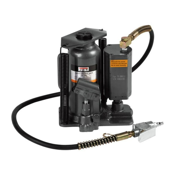 Jet Ahj-12 12 Ton Air / Hydraulic Bottle Jack