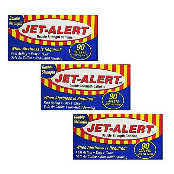 Jet-Alert Double Strength, 90 caplets (3)