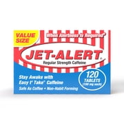 Jet-Alert Regular Strength Caffeine 100mg, 120ct Tablet