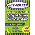 thumbnail image 1 of Jet-Asleep Double Strength Nighttime Sleep-Aid 100Count, 1 of 5