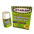 JetAsleep Double Strength Nighttime SleepAid Caplets, 100 Ea