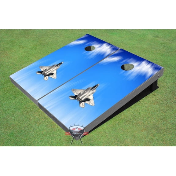 Jet At High Speed (Blurred) Theme Cornhole Boards