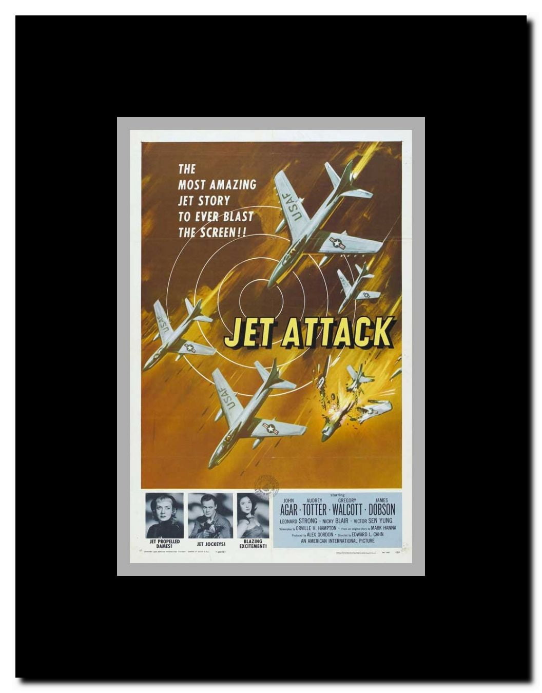 Jet Attack Framed Movie Poster