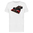 thumbnail image 1 of Jet Black And Red Racing Car. T-Shirt Men -Image by Shutterstock, Male x-Large, 1 of 2