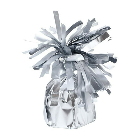 Jet-Black Metallic Balloon Weight Centerpieces, 6 Oz Reusable Table Anchors for Birthdays, Graduations & Weddings, Elegant Foil Finish, 1-Pack Party Essential Compatible with Helium