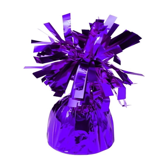 Jet-Black Metallic Balloon Weight Centerpieces, 6 Oz Reusable Table Anchors for Birthdays, Graduations & Weddings, Elegant Foil Finish, 1-Pack Party Essential Compatible with Helium