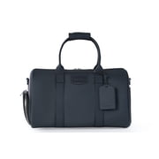 Jet Black Signature Leather Weekender   Limited Edition 16.5"