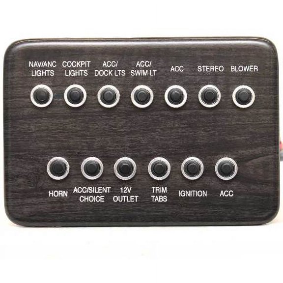 Jet Boat Breaker Switch Panel 210736-0011 | 6 1/4 x 4 1/4 Inch