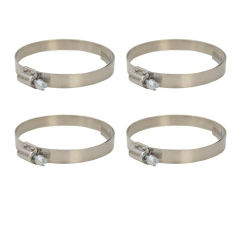 Jet Breeze Boat Hose Clamp Loop Band | 88 SS 5 1/8 - 6 Inch (Set of 4)