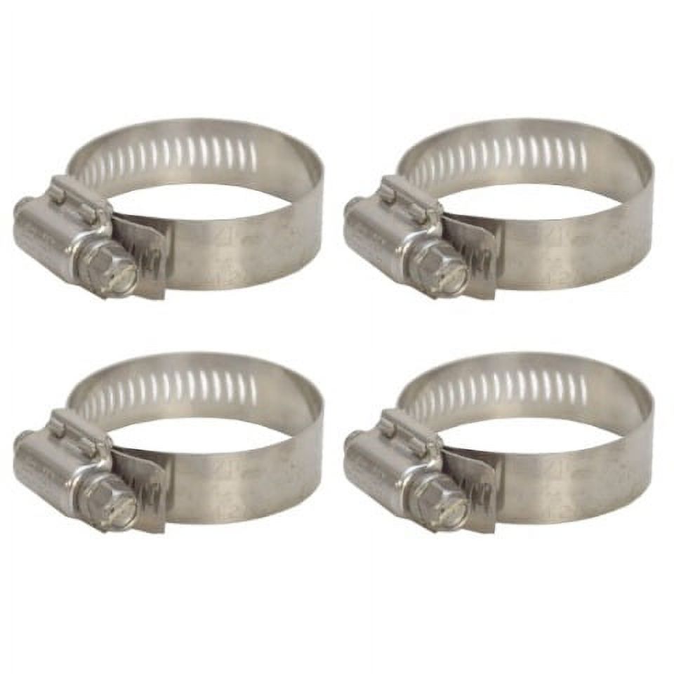 Jet Breeze Boat Hose Clamps 24 1 1/16 2 Inch Stainless (Set of 4