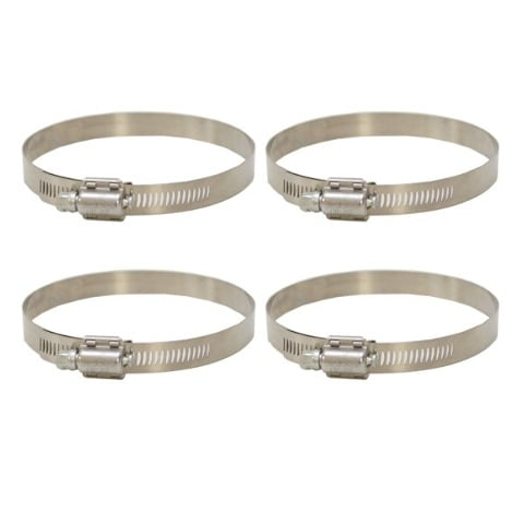 Jet Breeze Boat Hose Loop Clamp 72 | 4 1/8 To 5 Inch Stainless (Set Of 4)