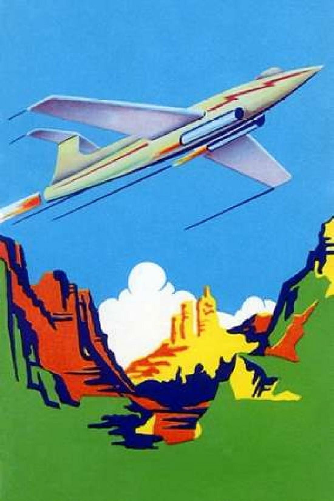 Jet Broom Label Canvas Art - Unknown (24 x 36)