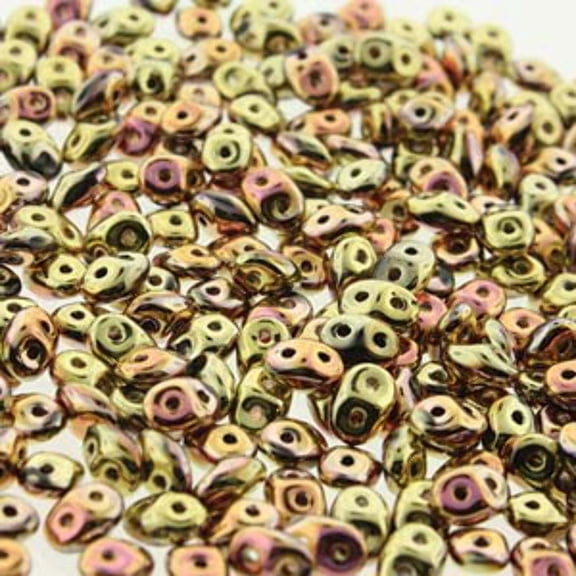 Jet California Pink Superduo Beads DU0523980-98544-TB