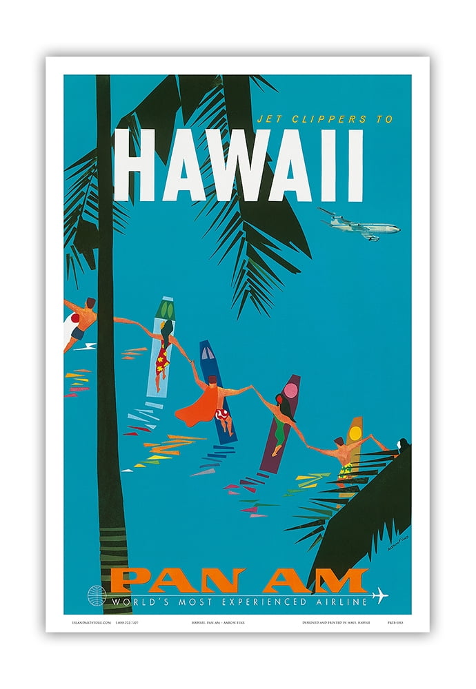 PAN AMERICAN WORLD AIRWAYS hawaii アート