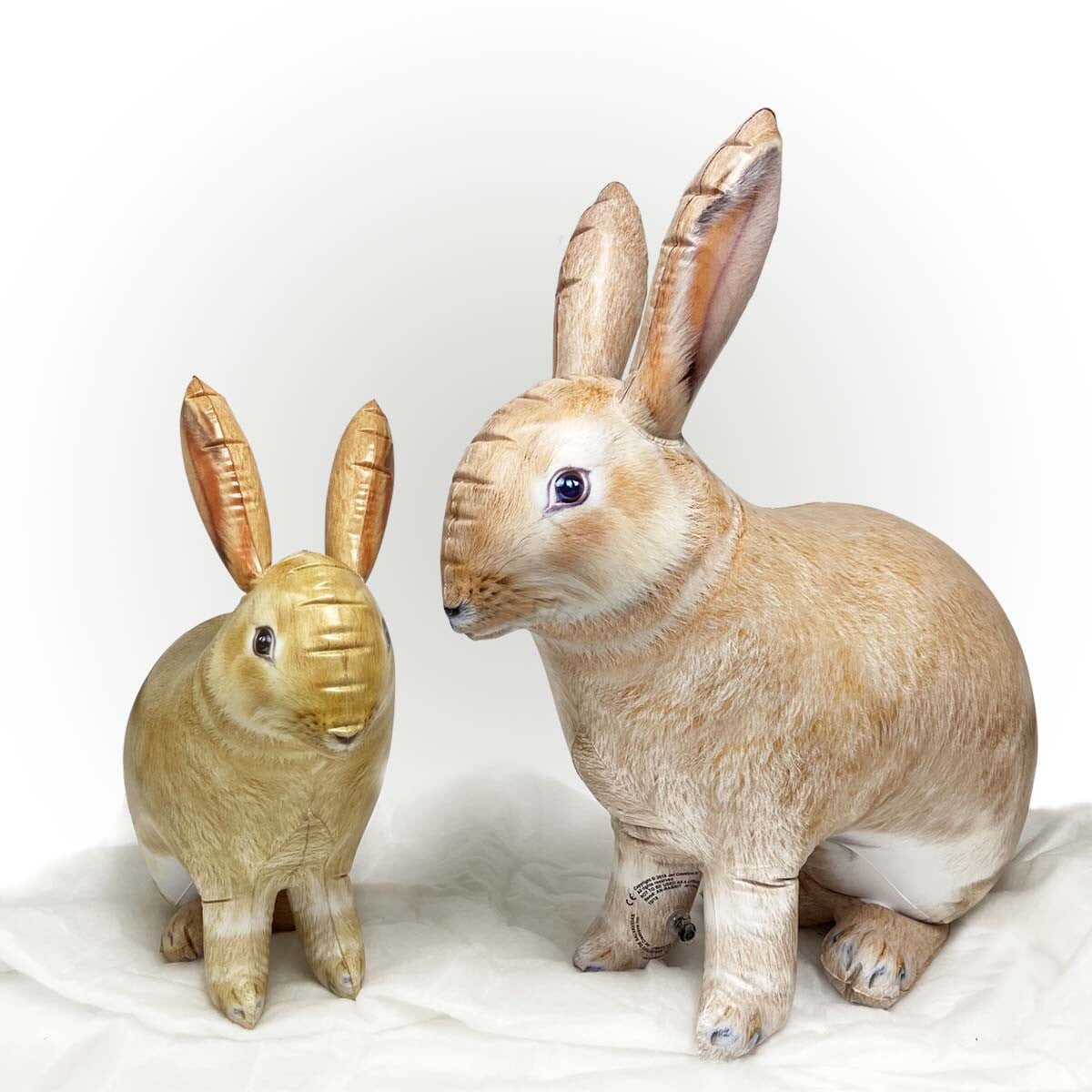 Jet Creations 2 pc Bunny Rabbit Inflatable Birthday Party Stuffed Animal Toys