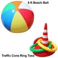 thumbnail image 1 of Jet Creations JC-D035 8 ft. Beach Ball & Traffic Cone Toss Game, 1 of 1