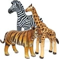 thumbnail image 1 of Jet Creations Yard Inflatable, Giraffe, Zebra, Tiger, 225-40", 1 of 6