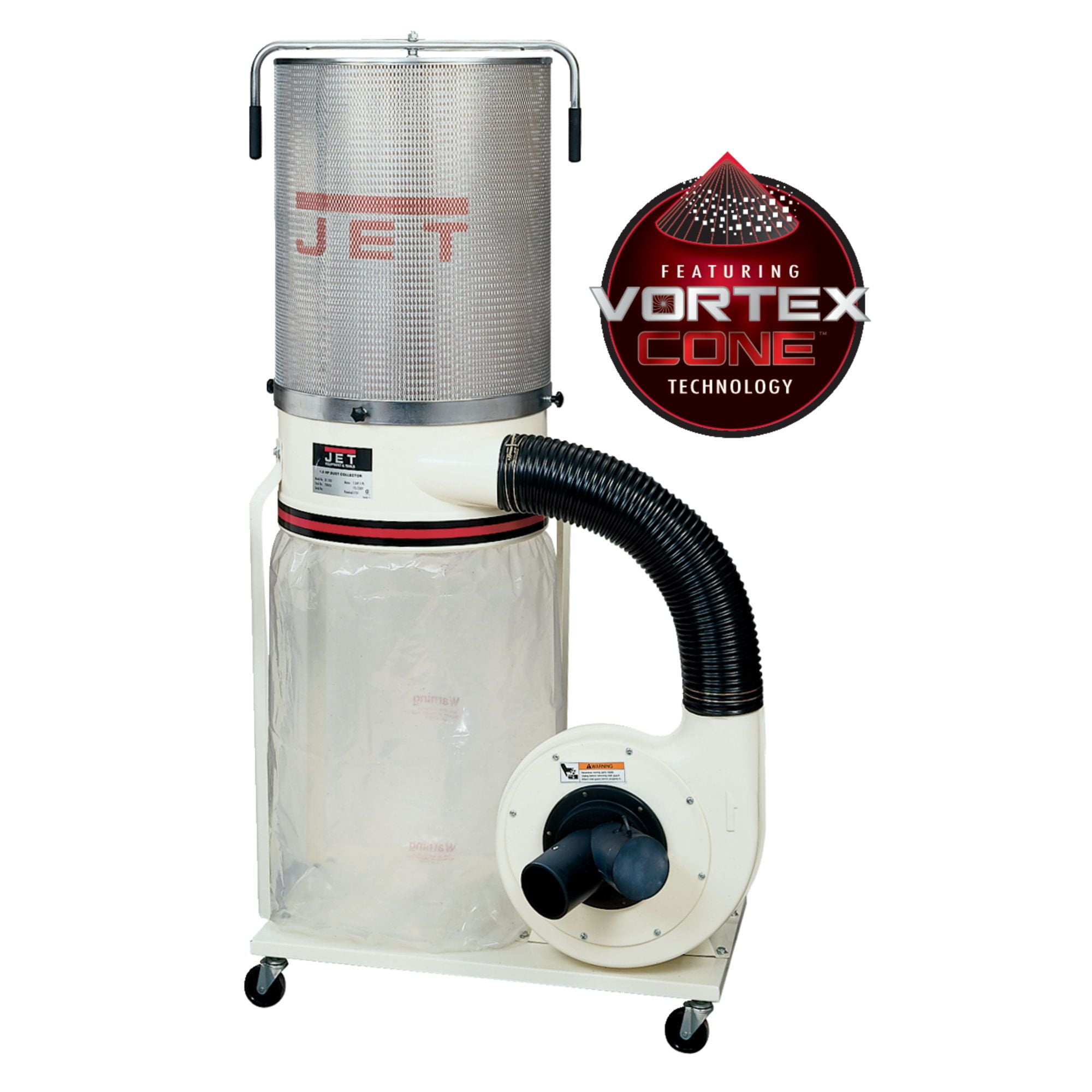 Jet Dc-1200Vx-Ck3 Dust Collector 2 Hp 3Ph 230/460 V 2-Micron Canister Kit