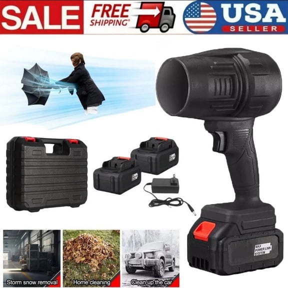 Jet Dry Mini Blower 16500RPM Air Blower Super Fan Turbo Battery Powered Portable