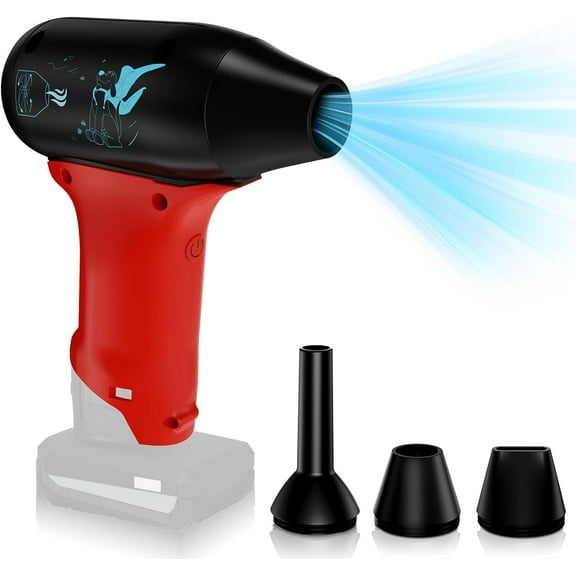 Jet Dry Mini Blower Compatible with Dewalt 20V Lithium Battery,Jet Fan130000 RPM Wind Speed 4-Speed Control, Compressed Air Duster, Cordless Handheld Air Blower for Computer Keyboard,Outdoors