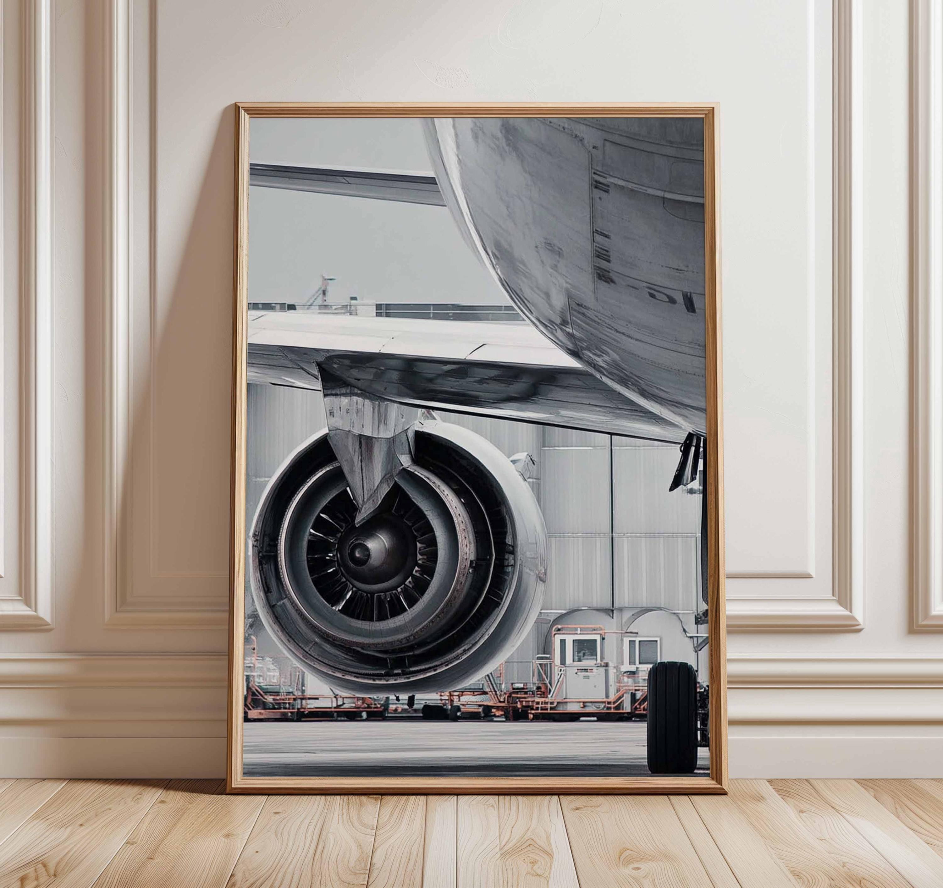 Jet Kackets Jet Engine Photography Print, Modern Aviation Wall Art , Poster Print ...
