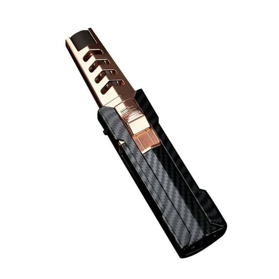 Jet Flame Butane Lighter - Refillable Windproof Torch Lighter for BBQ & Outdoor Cooking,Adjustable Flame Control,High-Temperature up to [X]°F,Portable Multi-Color Options - Ideal for Camping