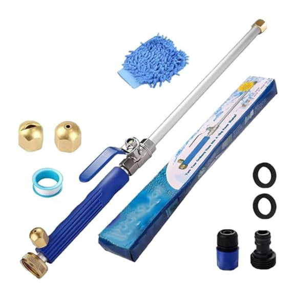 Jet Flux Pressure Washer with Quick Connectors and Dual Nozzle Spraying System