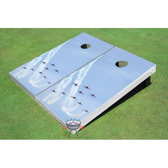 Jet Formation #1 Theme Cornhole Boards
