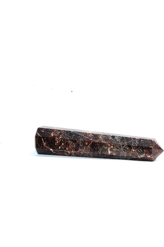 Jet Garnet Obelisk 4 inch Approx. 70-100 GMS Energized Authentic Gemstone Genuine Crystal Jet
