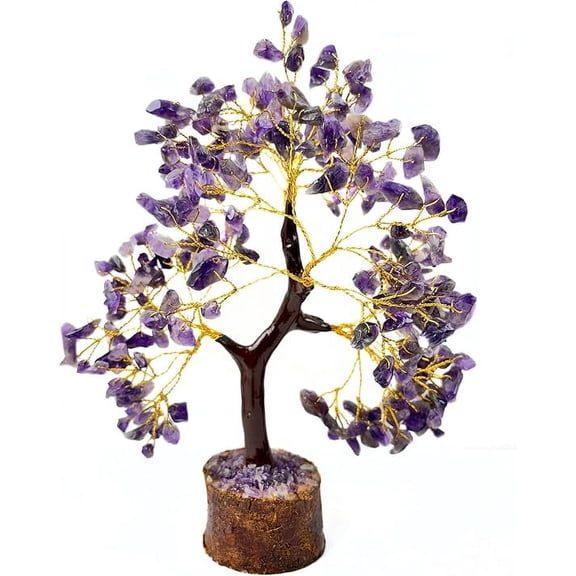 Jet International Amethyst Tree Decoration, Purple, 1 Count