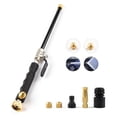 thumbnail image 1 of Jet High Pressure Washer Power Spray Nozzle Wand Aluminum Alloy Garden Hose Attachment Car Cleaning Tool 3 Nozzles"}, 1 of 6