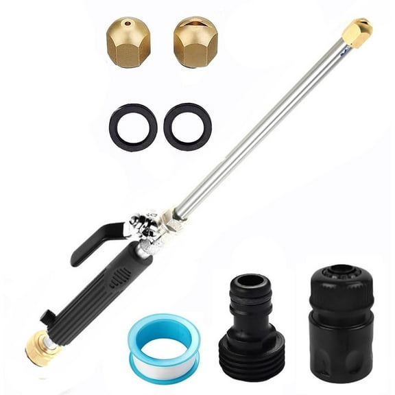 Jet Hose Nozzle High Pressure - 2026 New Jet Hose Pressure Washer, Jet Hose Water Pressure, Jet Hose Pressure Nozzle, for Garden Hose, Cars, Driveways & Patios