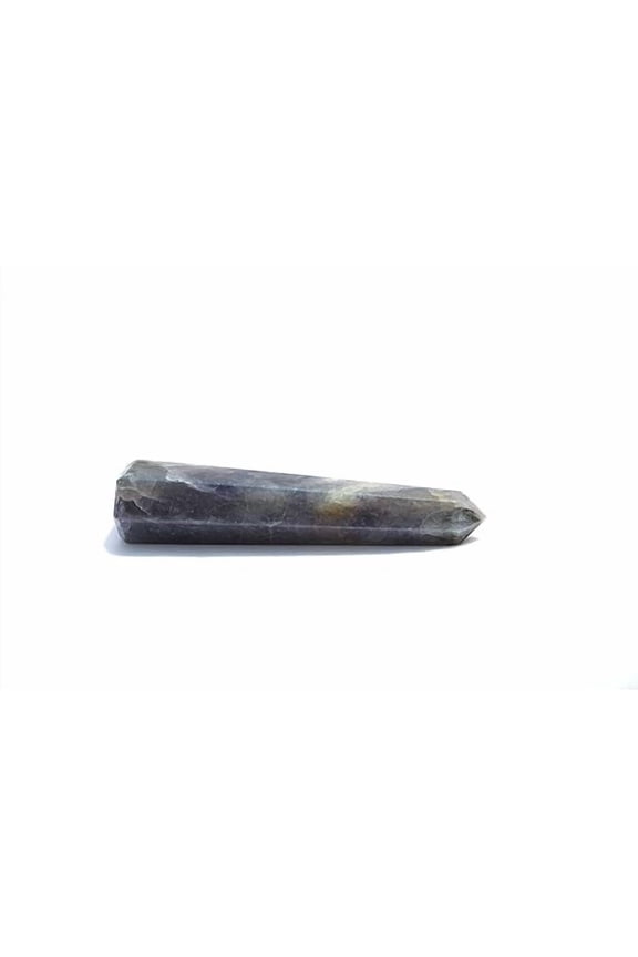 Jet Iolite Energized Obelisk 3 inch Approx. Jumbo Energized Cleansed Charged Agate Authentic Gemstone Genuine Crystal