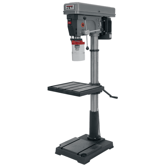 Jet J-2550 120 Volts 1 HP Single Phase 1725 RPM Keyed Chuck Floor Model Drill Presses