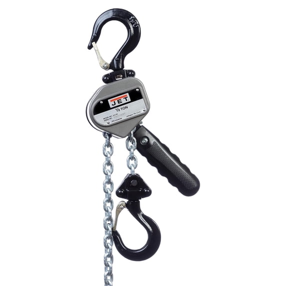 Jet JLH-50-15 0.5 Ton Compact Ratchet Lever Chain Hoist w/ 15 Ft Lift & 2 Hooks