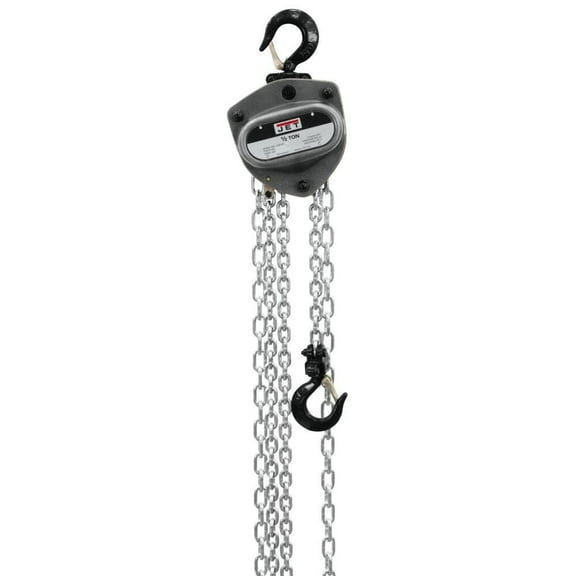 Jet L100-50-10 Hand Chain Hoist 1/2 Ton 10 Ft. Lift With Overload Protection