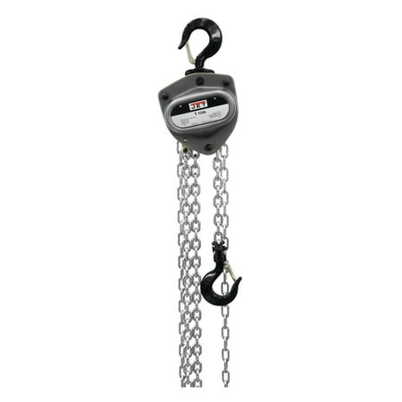 Jet L100 Hand Chain Hoist, 1 Ton Capacity, 10 ft Lifting Height, 1 Fall, 64 lbf