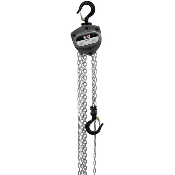 Jet L100 1/4 Ton Hand Chain Hoist 10 Ft. Lift With Overload Protection